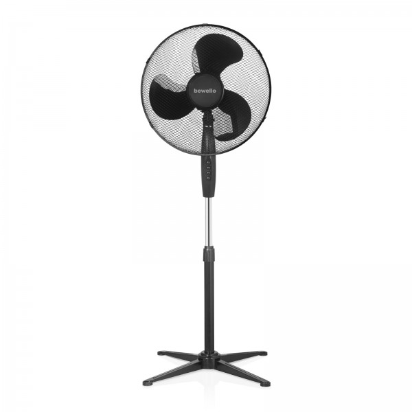 Bewello - Ventilator pe stativ - 40 cm - Negru