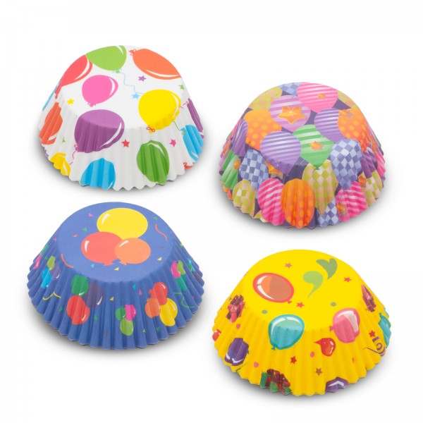 Family Pound - Set gofraje de hartie pt. muffin - model party- 100 buc. / pachet
