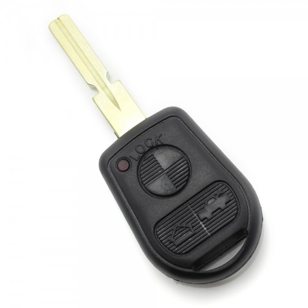 BMW - carcasa cheie cu 3 butoane și lama 4 piste (model nou) - CARGUARD