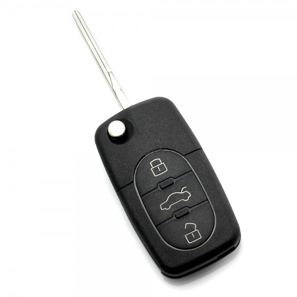 Audi - Carcasă cheie tip briceag, cu 3 butoane - baterie 2032 - CARGUARD