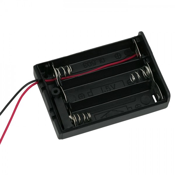 Cutii si carcase pt baterii3 buc. AA (baterie creion)cu intrerupator, cu capac