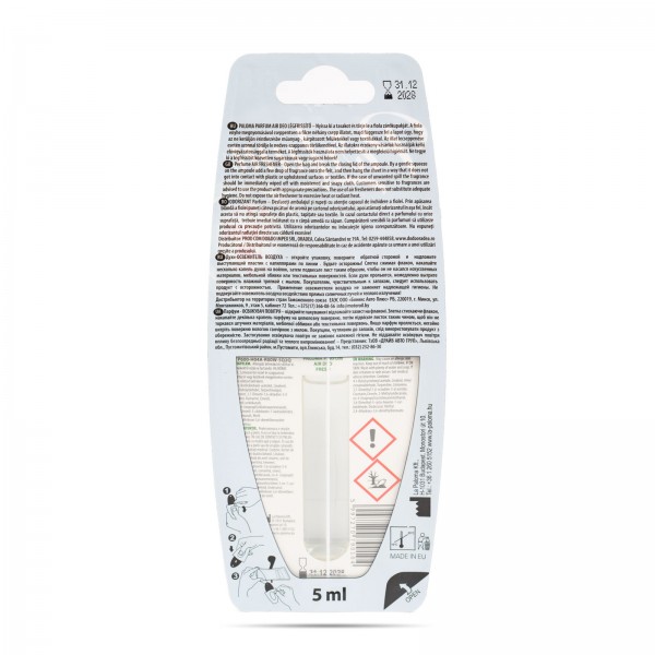 Odorizant auto Paloma Parfum Vanilie 5ml